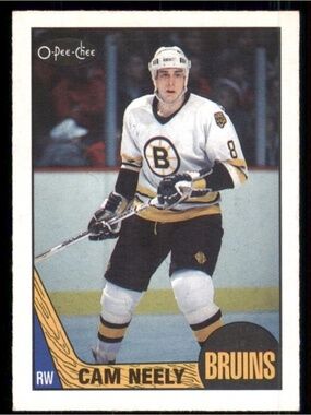 🇨🇦NOW $3🍀 Cam Neely 1987/88 O-Pee-Chee Boston Bruins Hockey Card